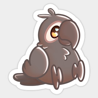 African grey parrot Sticker